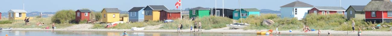 strandhuse på Ærø