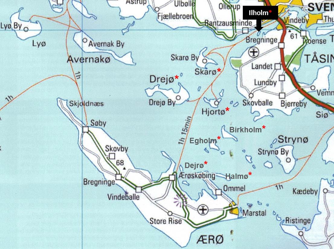Øhavskort